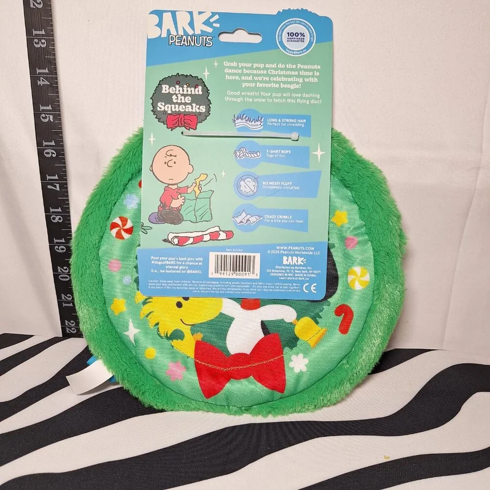 NWT Bark Disc the Halls Dog Toy All Dog Sizes - Picture 2 of 2